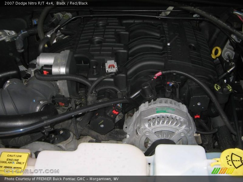 Black / Red/Black 2007 Dodge Nitro R/T 4x4