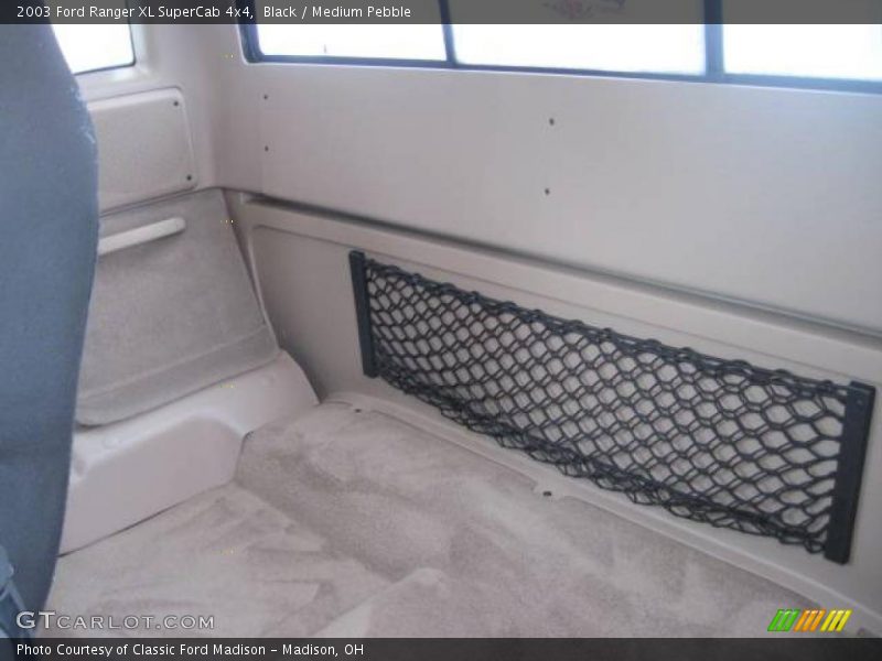 Black / Medium Pebble 2003 Ford Ranger XL SuperCab 4x4