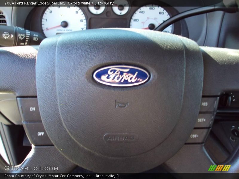 Oxford White / Black/Gray 2004 Ford Ranger Edge SuperCab