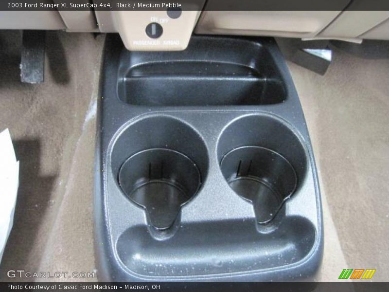 Black / Medium Pebble 2003 Ford Ranger XL SuperCab 4x4