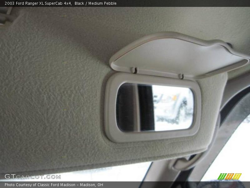 Black / Medium Pebble 2003 Ford Ranger XL SuperCab 4x4