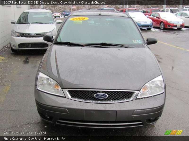 Liquid Grey Metallic / Charcoal/Charcoal 2005 Ford Focus ZX3 SES Coupe
