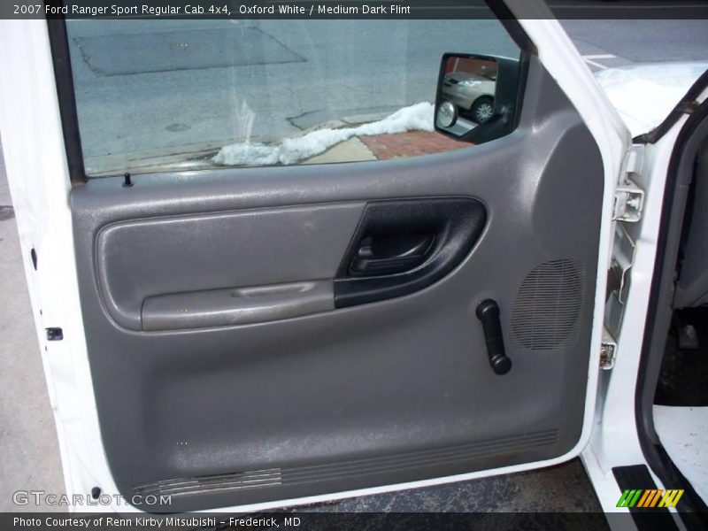 Oxford White / Medium Dark Flint 2007 Ford Ranger Sport Regular Cab 4x4