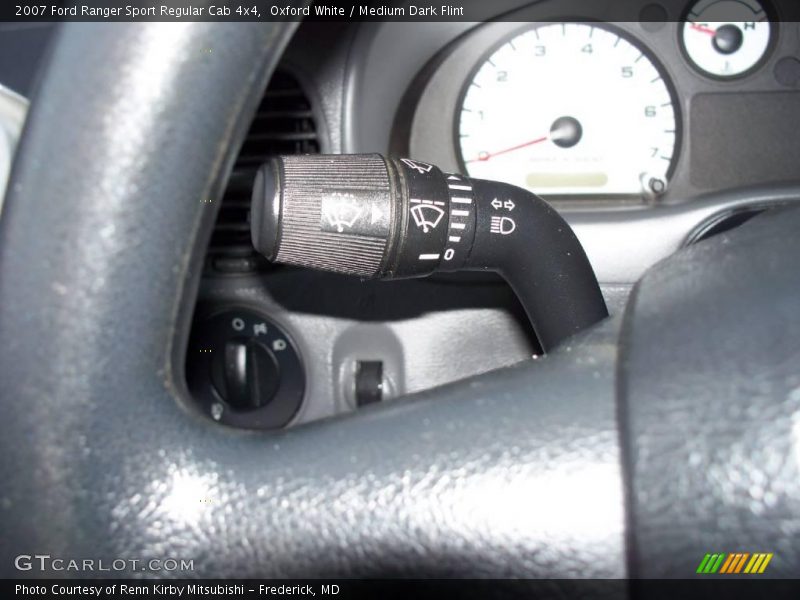 Oxford White / Medium Dark Flint 2007 Ford Ranger Sport Regular Cab 4x4