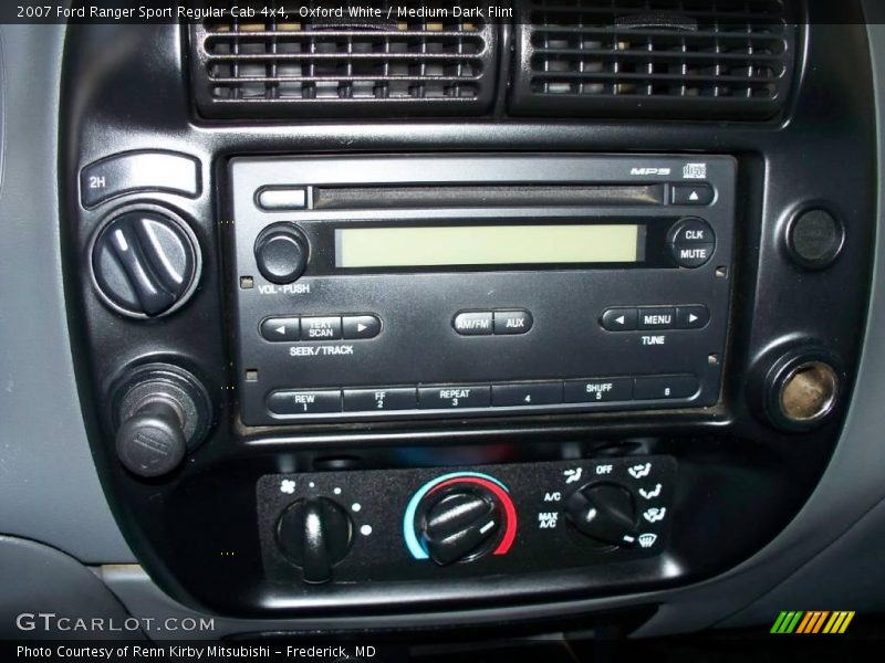Oxford White / Medium Dark Flint 2007 Ford Ranger Sport Regular Cab 4x4
