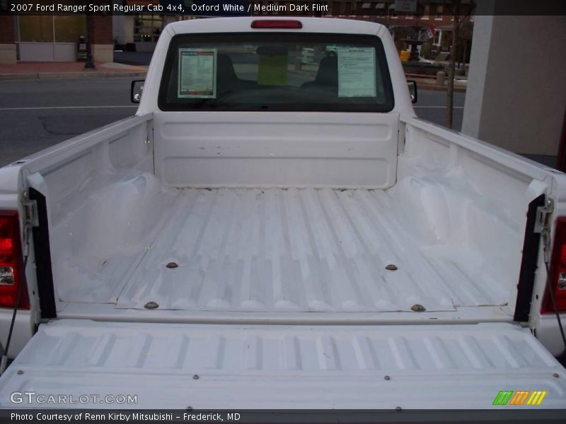 Oxford White / Medium Dark Flint 2007 Ford Ranger Sport Regular Cab 4x4