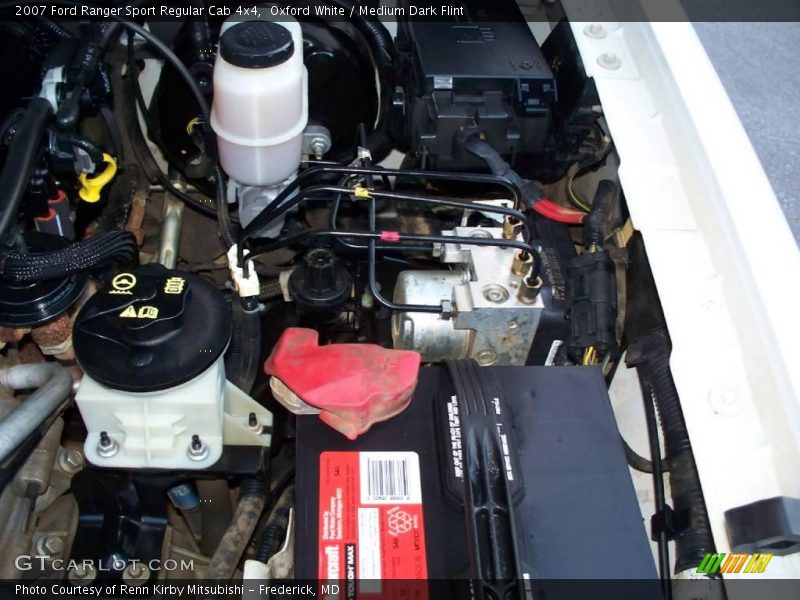 Oxford White / Medium Dark Flint 2007 Ford Ranger Sport Regular Cab 4x4