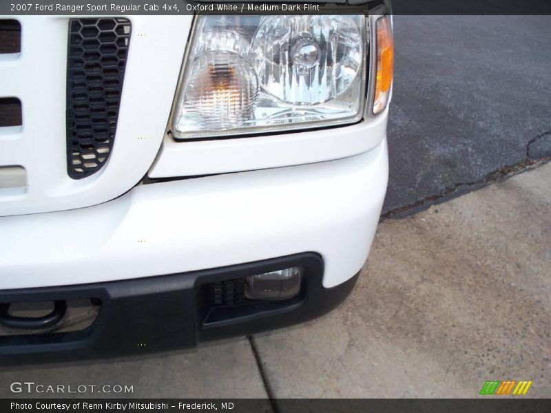 Oxford White / Medium Dark Flint 2007 Ford Ranger Sport Regular Cab 4x4