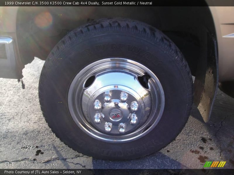 Sunset Gold Metallic / Neutral 1999 Chevrolet C/K 3500 K3500 Crew Cab 4x4 Dually