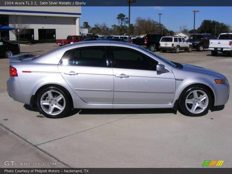 Satin Silver Metallic / Ebony 2004 Acura TL 3.2