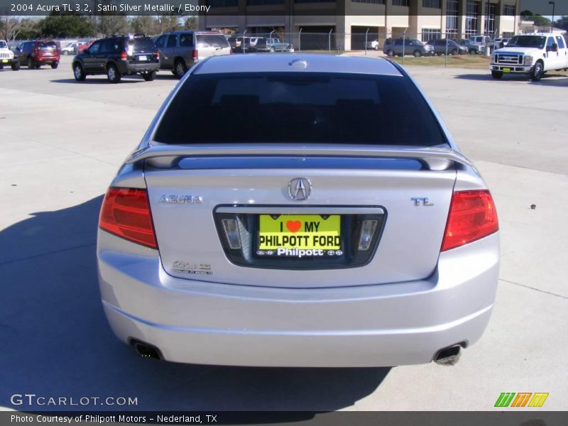 Satin Silver Metallic / Ebony 2004 Acura TL 3.2