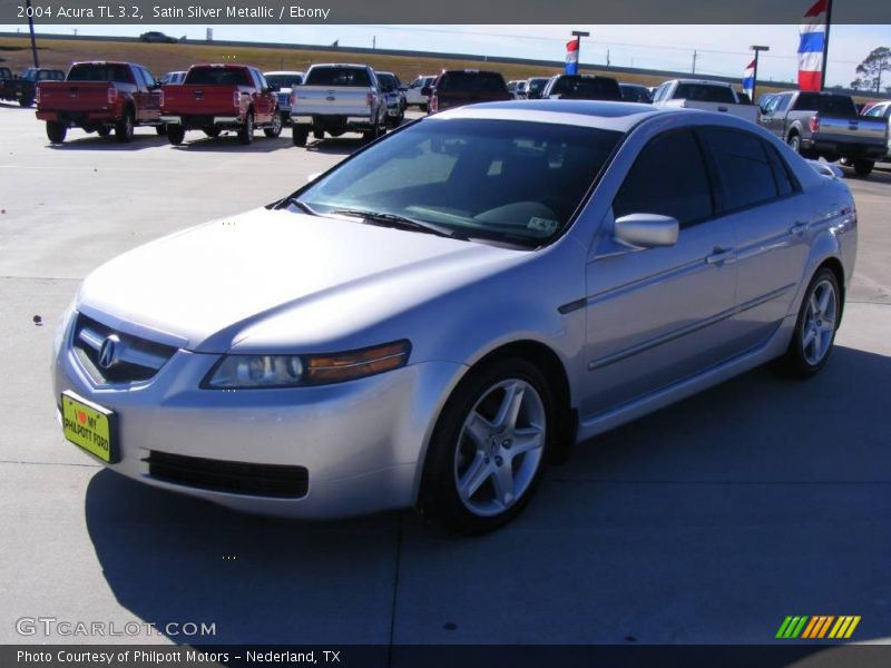 Satin Silver Metallic / Ebony 2004 Acura TL 3.2