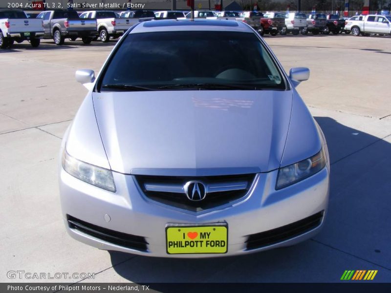 Satin Silver Metallic / Ebony 2004 Acura TL 3.2