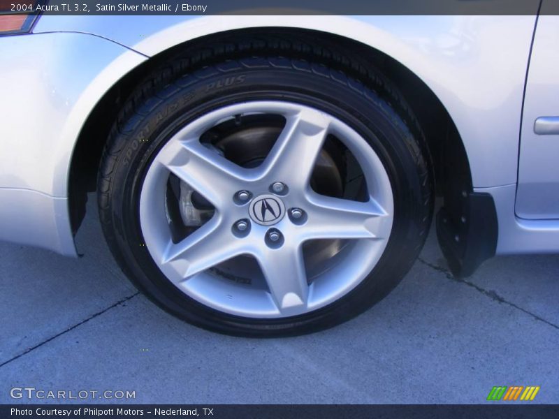 Satin Silver Metallic / Ebony 2004 Acura TL 3.2