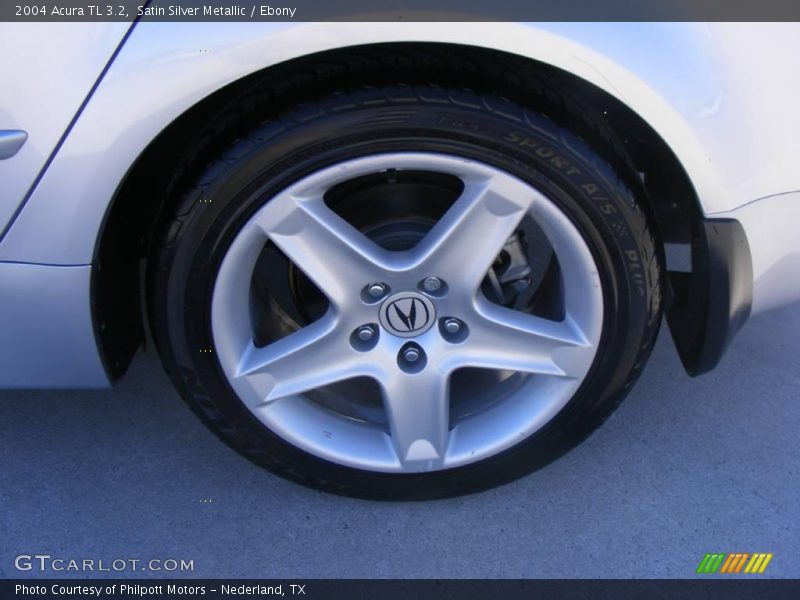 Satin Silver Metallic / Ebony 2004 Acura TL 3.2