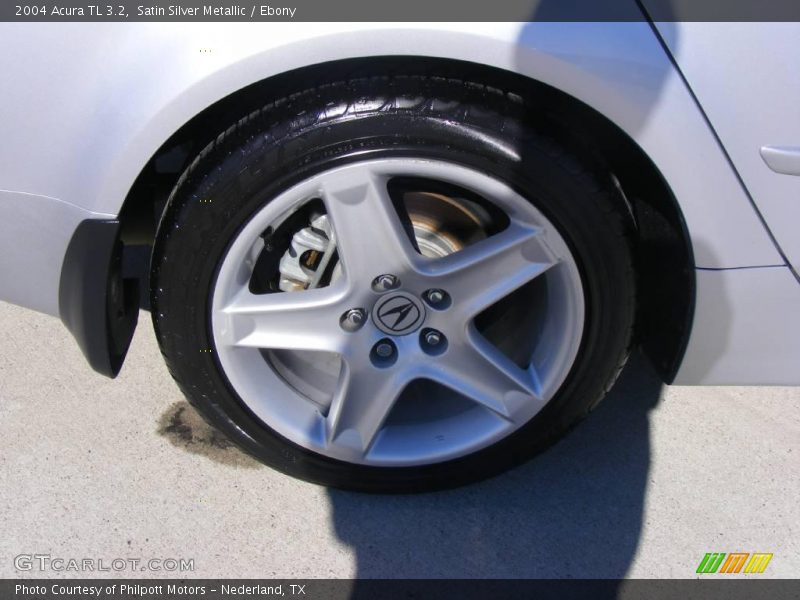 Satin Silver Metallic / Ebony 2004 Acura TL 3.2