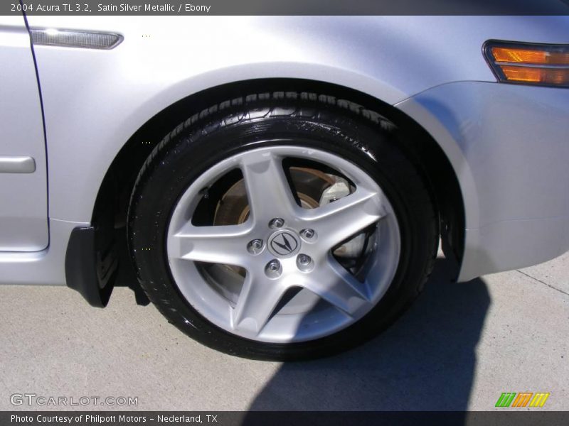Satin Silver Metallic / Ebony 2004 Acura TL 3.2
