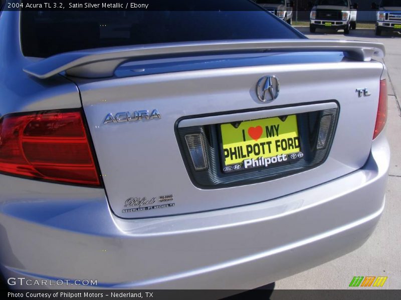 Satin Silver Metallic / Ebony 2004 Acura TL 3.2