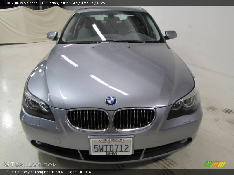 Silver Grey Metallic / Grey 2007 BMW 5 Series 530i Sedan