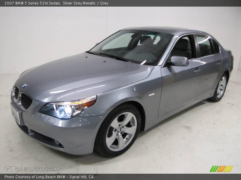 Silver Grey Metallic / Grey 2007 BMW 5 Series 530i Sedan