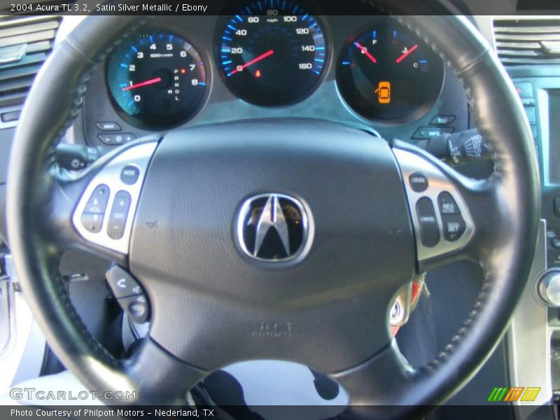 Satin Silver Metallic / Ebony 2004 Acura TL 3.2