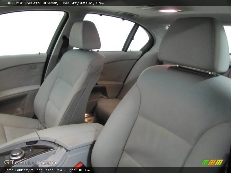 Silver Grey Metallic / Grey 2007 BMW 5 Series 530i Sedan
