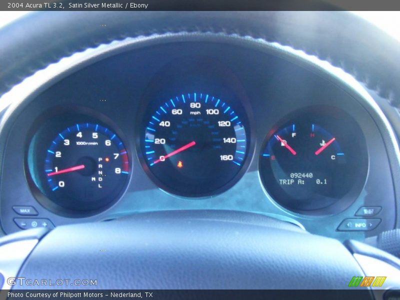 Satin Silver Metallic / Ebony 2004 Acura TL 3.2