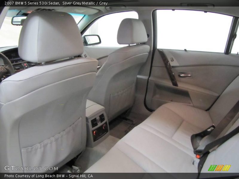Silver Grey Metallic / Grey 2007 BMW 5 Series 530i Sedan