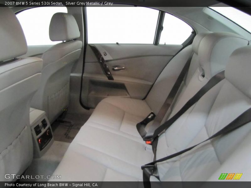 Silver Grey Metallic / Grey 2007 BMW 5 Series 530i Sedan