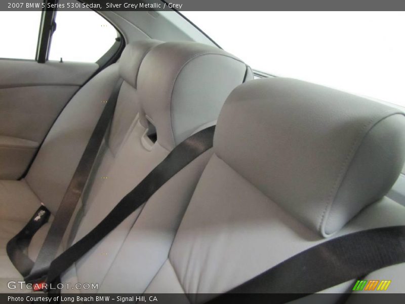 Silver Grey Metallic / Grey 2007 BMW 5 Series 530i Sedan