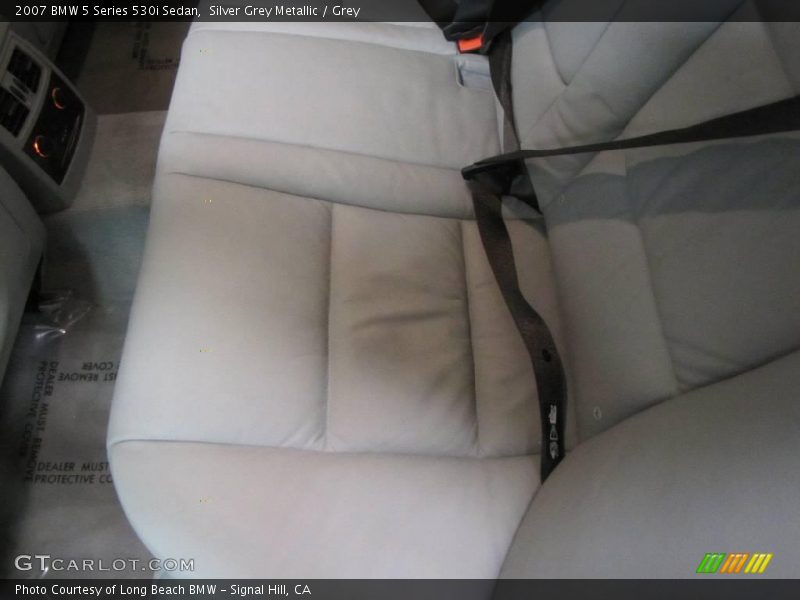 Silver Grey Metallic / Grey 2007 BMW 5 Series 530i Sedan