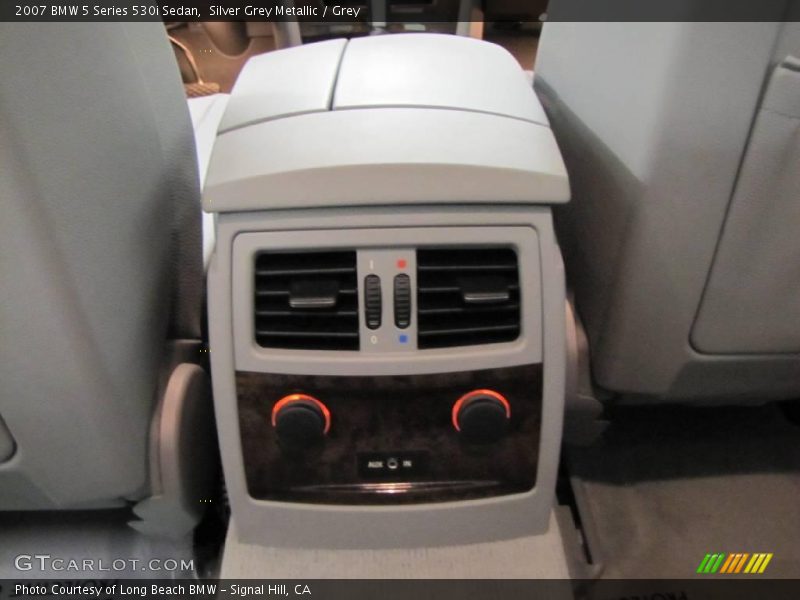 Silver Grey Metallic / Grey 2007 BMW 5 Series 530i Sedan