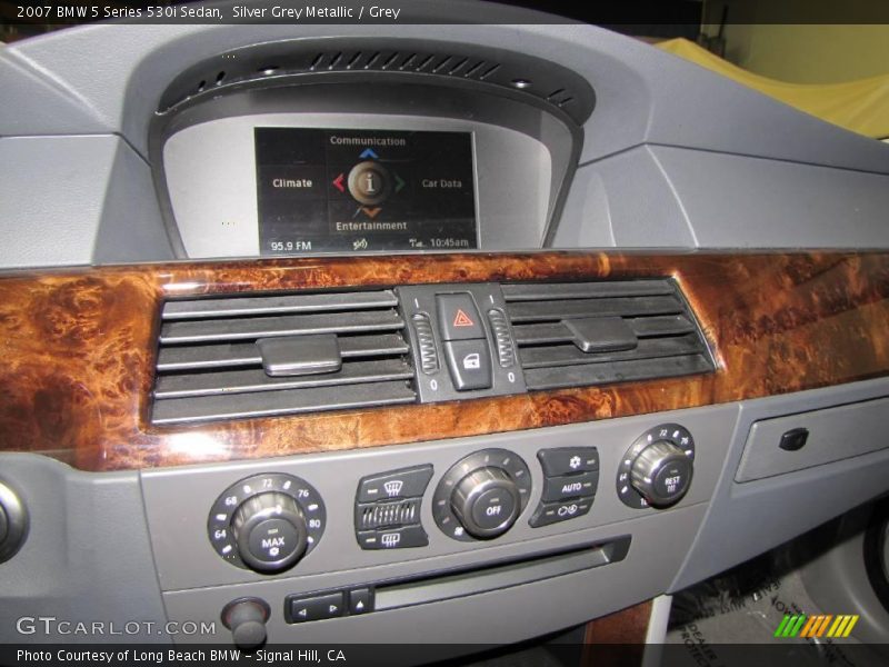 Silver Grey Metallic / Grey 2007 BMW 5 Series 530i Sedan
