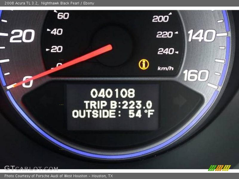 Nighthawk Black Pearl / Ebony 2008 Acura TL 3.2