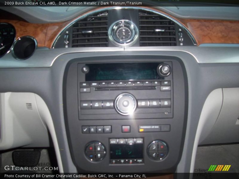 Dark Crimson Metallic / Dark Titanium/Titanium 2009 Buick Enclave CXL AWD