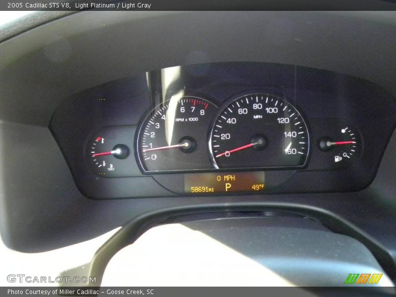 Light Platinum / Light Gray 2005 Cadillac STS V8