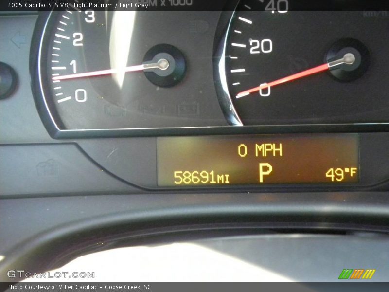 Light Platinum / Light Gray 2005 Cadillac STS V8