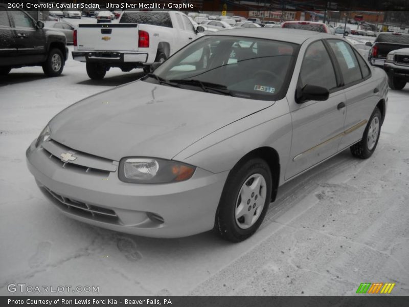 Ultra Silver Metallic / Graphite 2004 Chevrolet Cavalier Sedan