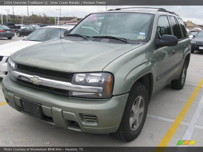 Silver Green Metallic / Medium Pewter 2004 Chevrolet TrailBlazer LS