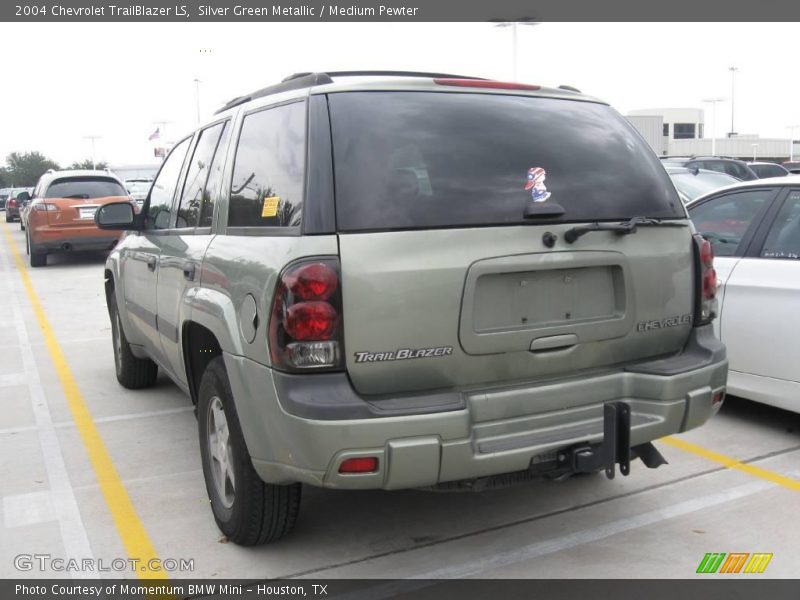 Silver Green Metallic / Medium Pewter 2004 Chevrolet TrailBlazer LS