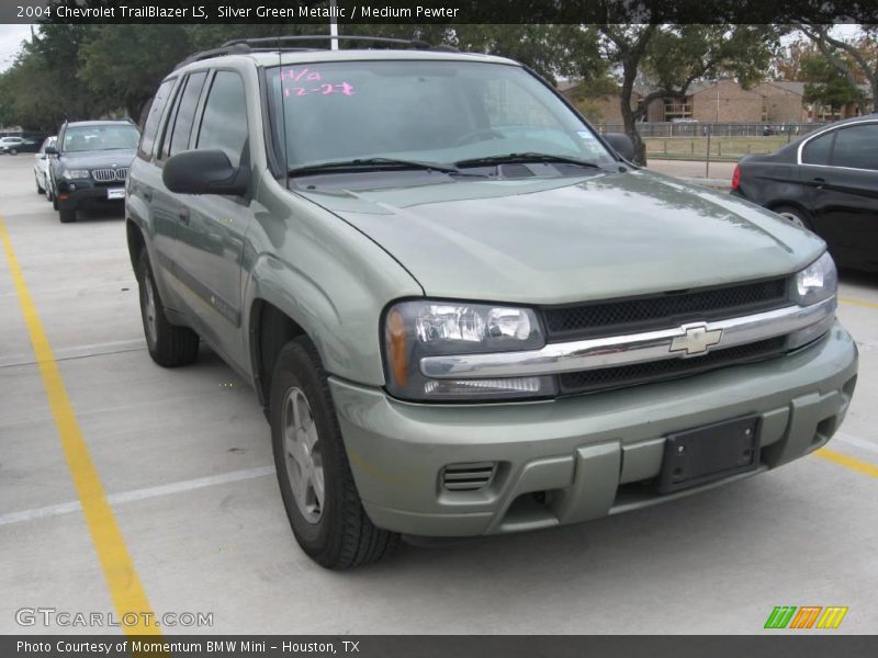 Silver Green Metallic / Medium Pewter 2004 Chevrolet TrailBlazer LS