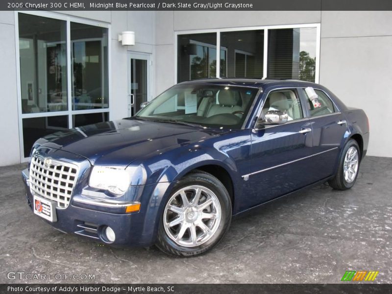 Midnight Blue Pearlcoat / Dark Slate Gray/Light Graystone 2006 Chrysler 300 C HEMI
