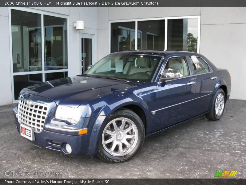 Midnight Blue Pearlcoat / Dark Slate Gray/Light Graystone 2006 Chrysler 300 C HEMI