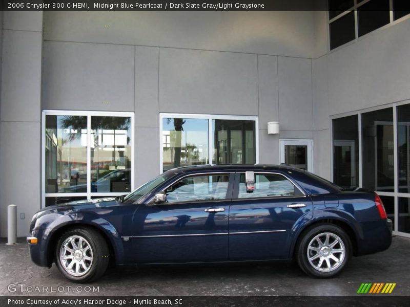 Midnight Blue Pearlcoat / Dark Slate Gray/Light Graystone 2006 Chrysler 300 C HEMI