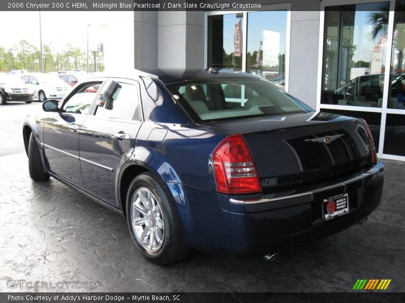 Midnight Blue Pearlcoat / Dark Slate Gray/Light Graystone 2006 Chrysler 300 C HEMI