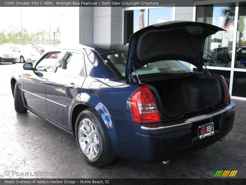 Midnight Blue Pearlcoat / Dark Slate Gray/Light Graystone 2006 Chrysler 300 C HEMI