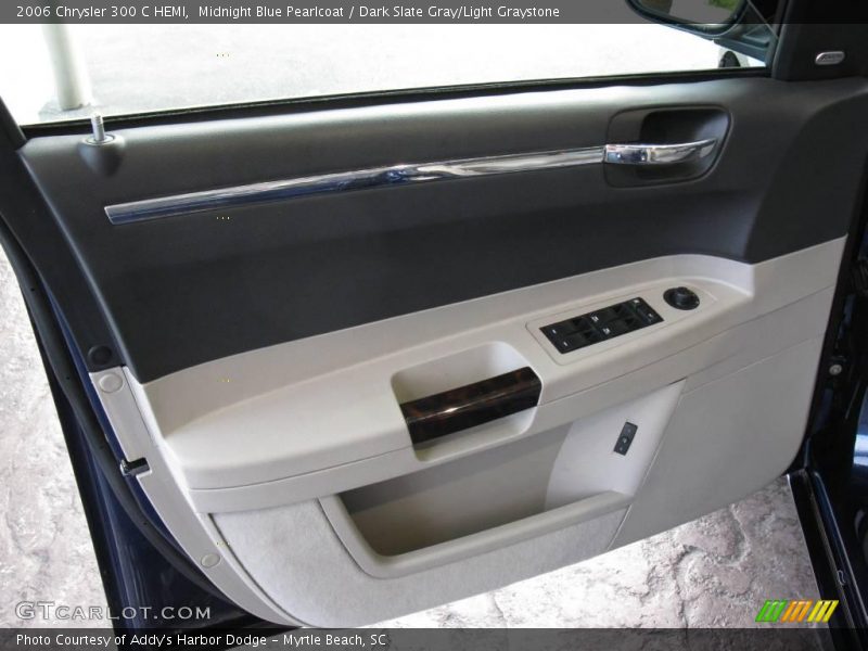 Midnight Blue Pearlcoat / Dark Slate Gray/Light Graystone 2006 Chrysler 300 C HEMI