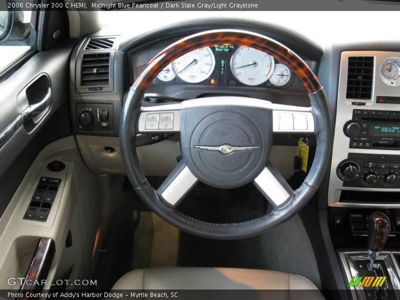 Midnight Blue Pearlcoat / Dark Slate Gray/Light Graystone 2006 Chrysler 300 C HEMI