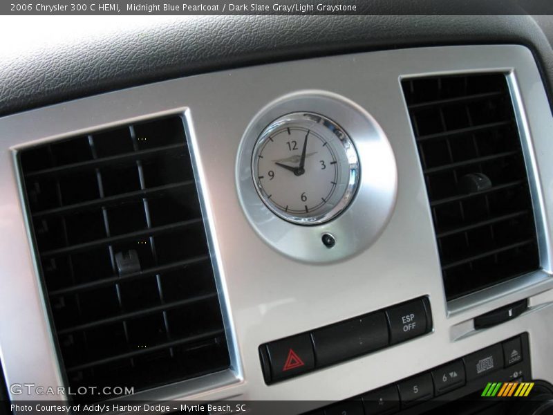 Midnight Blue Pearlcoat / Dark Slate Gray/Light Graystone 2006 Chrysler 300 C HEMI