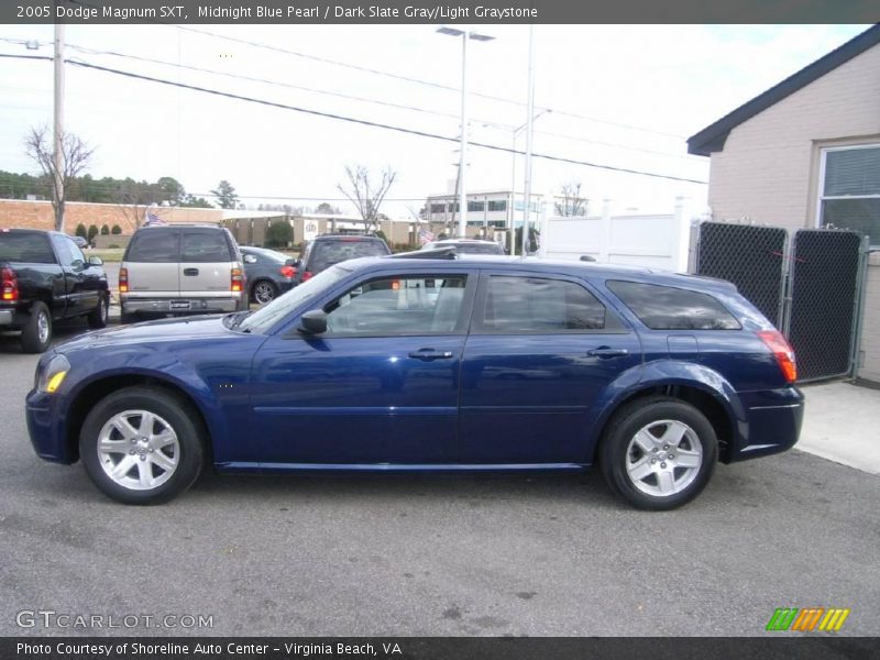 Midnight Blue Pearl / Dark Slate Gray/Light Graystone 2005 Dodge Magnum SXT